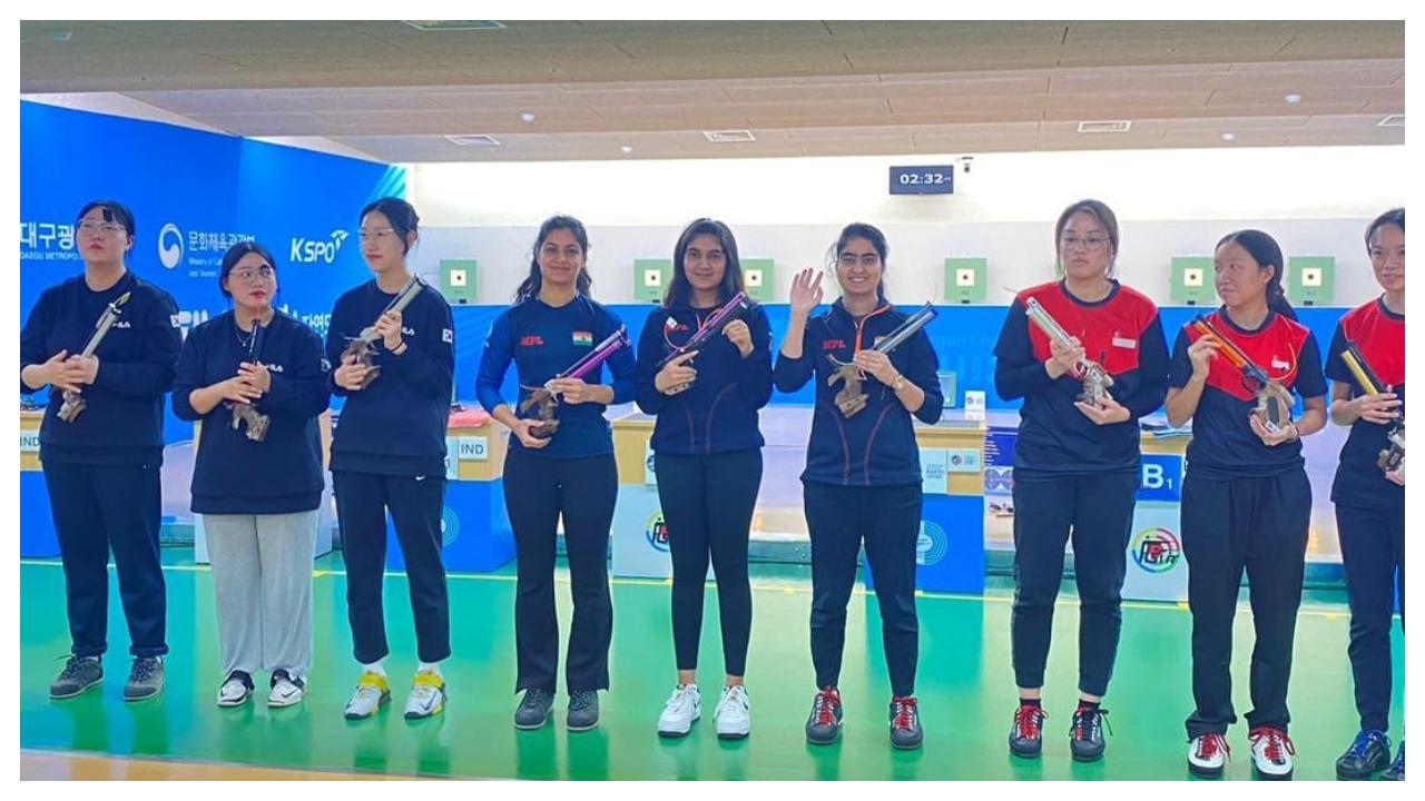 Asian Airgun C'ship: Indian shooters clinch 4 more golds, 2 silvers; medal tally rises to 34