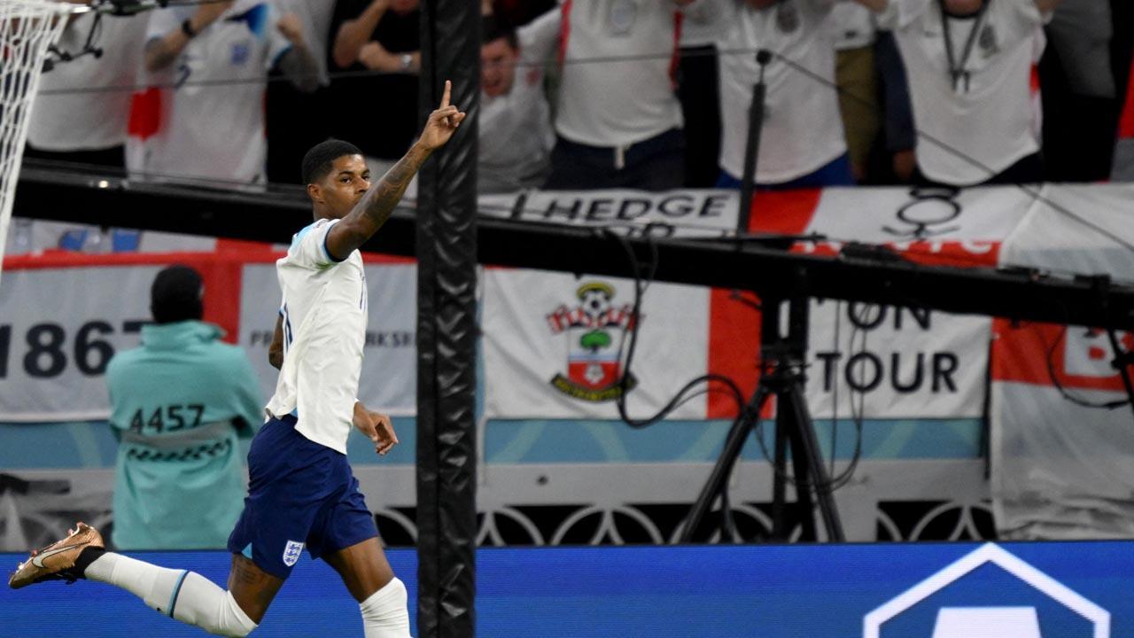FIFA World Cup 2022: Marcus Rashford's twin strike sees England trounce Wales 3-0