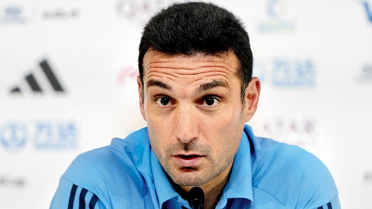 Argentine coach Lionel Scaloni