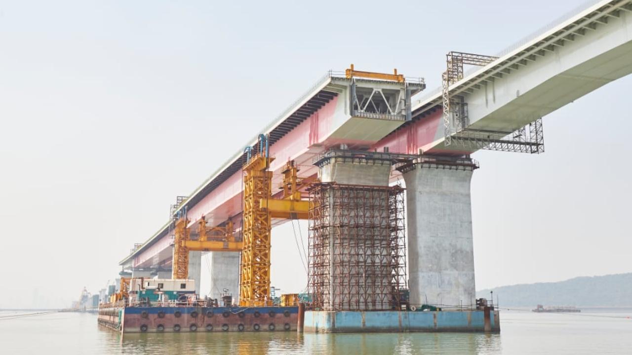 According to MMRDA, the OSD Steel Deck Superstructure has lesser self-weight than concrete or composite