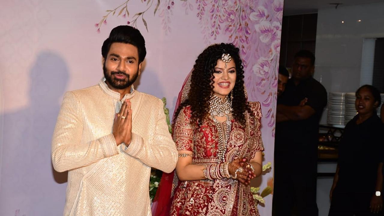 First Pictures: Palak Muchhal ties the knot with Mithoon Sharma