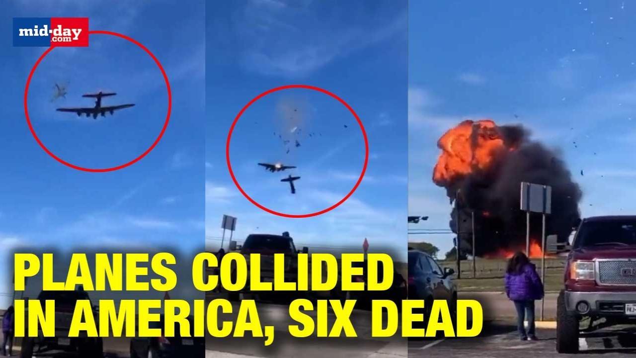 Two Planes Collided During An Air Show In America, Six Dead