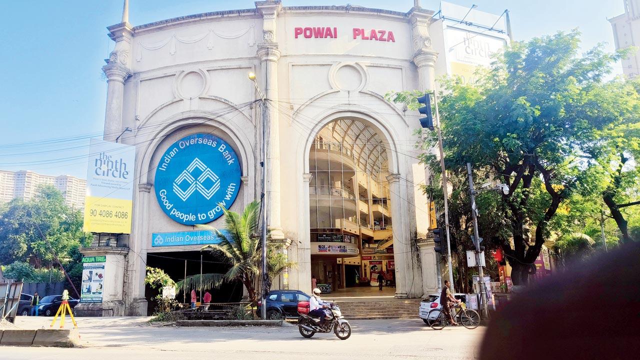Powai Plaza where the digital screen has been installed