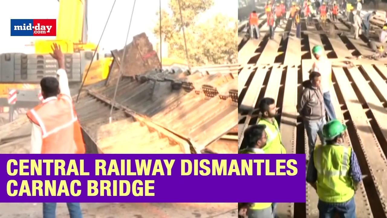 27-Hour Long Mega Block At Central Line As Railway Dismantles Carnac Bridge