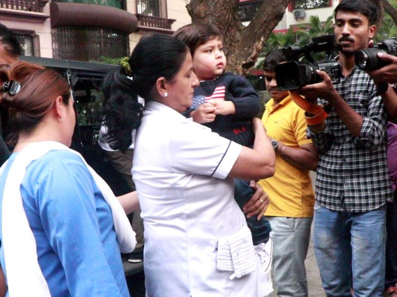 And, along with Taimur came baby Jeh. Doesn't he look super cute?