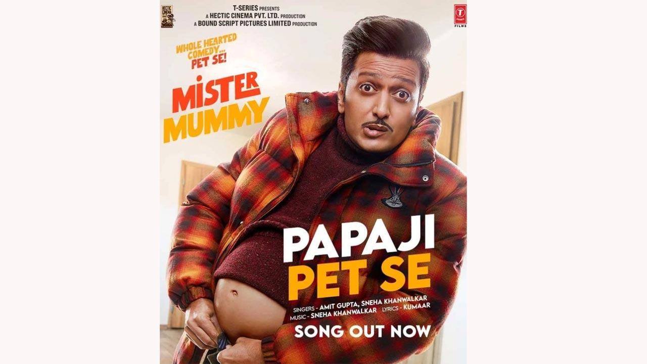 'Papaji Pet Se' song from 'Mister Mummy' unveiled, Riteish Deshmukh shares glimpse