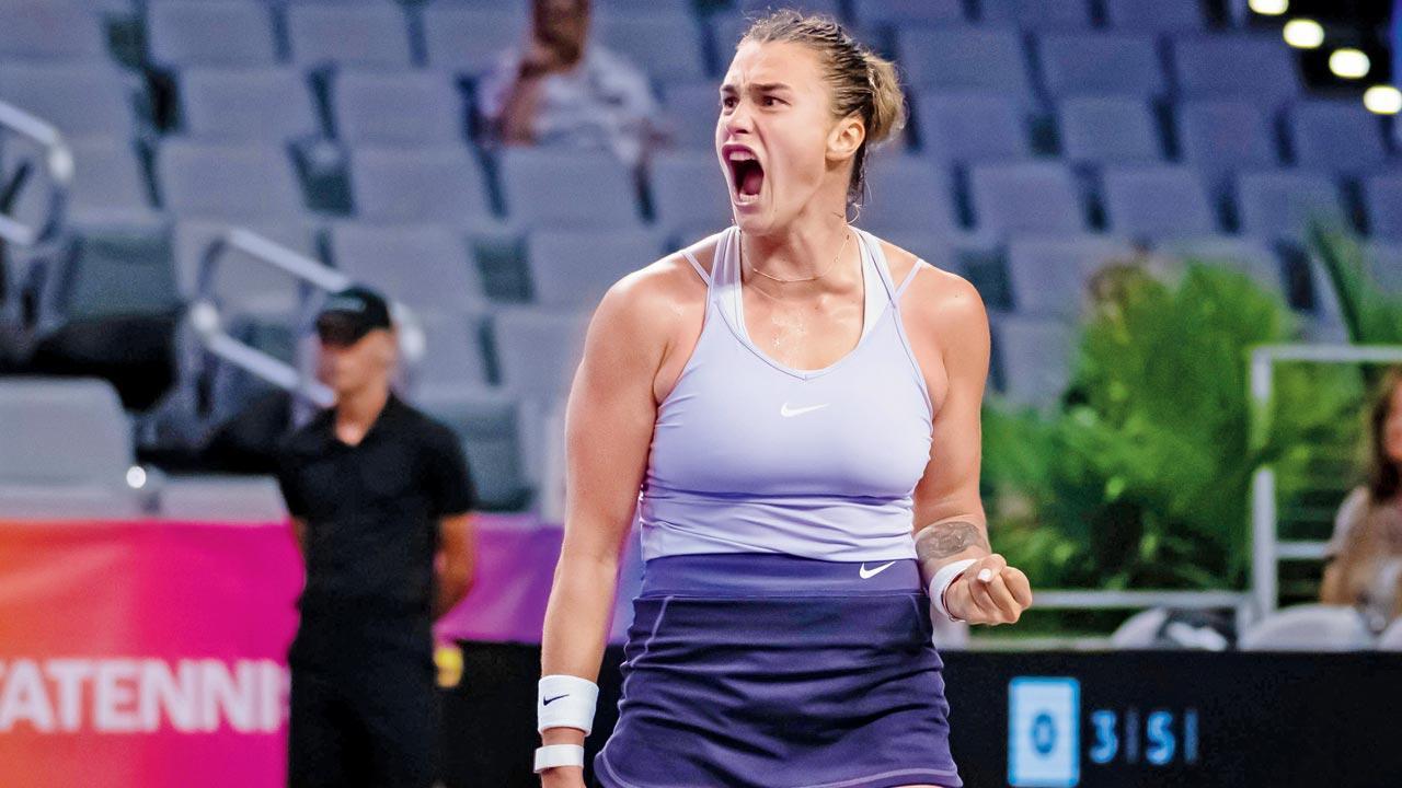 Sabalenka beats Pegula to reach WTA Finals semis; Jabeur ousted