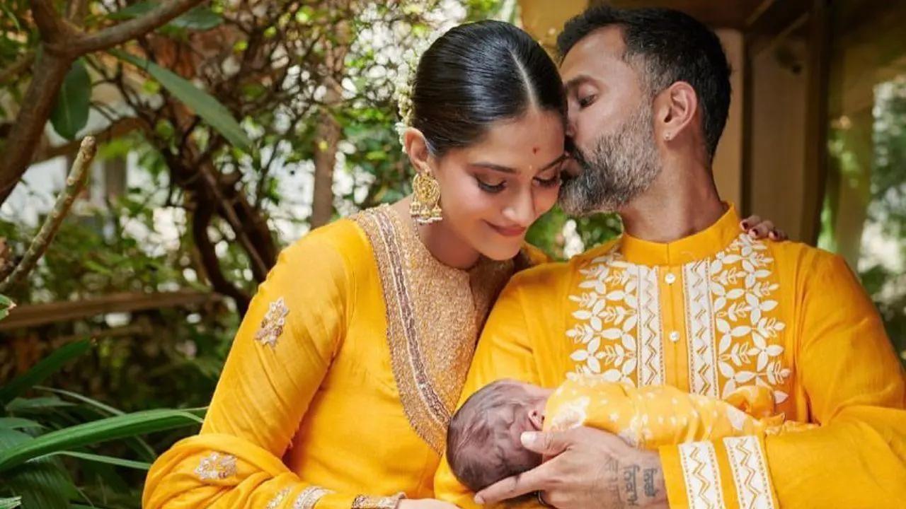 Alia Bhatt says 'So beautiful' as Sonam Kapoor and Anand Ahuja reveal baby Vayu's face