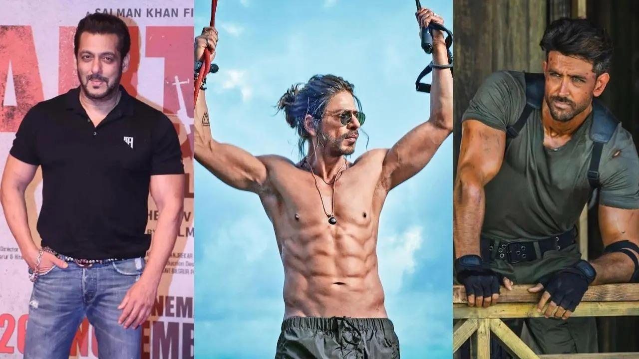 On his 57th birthday, SRK attended a fan event in Mumbai, where he revealed how he used to google workout routines and call stars like Salman Khan, Hrithik Roshan and Tiger Shroff for tips. Read full story here