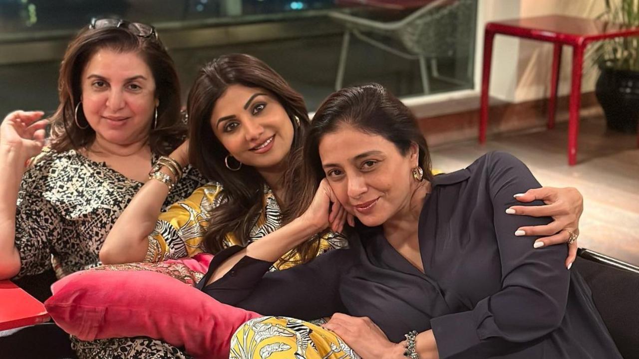 Farah Khan shares glimpse from her 'Pyjama party' with Tabu, Shilpa Shetty