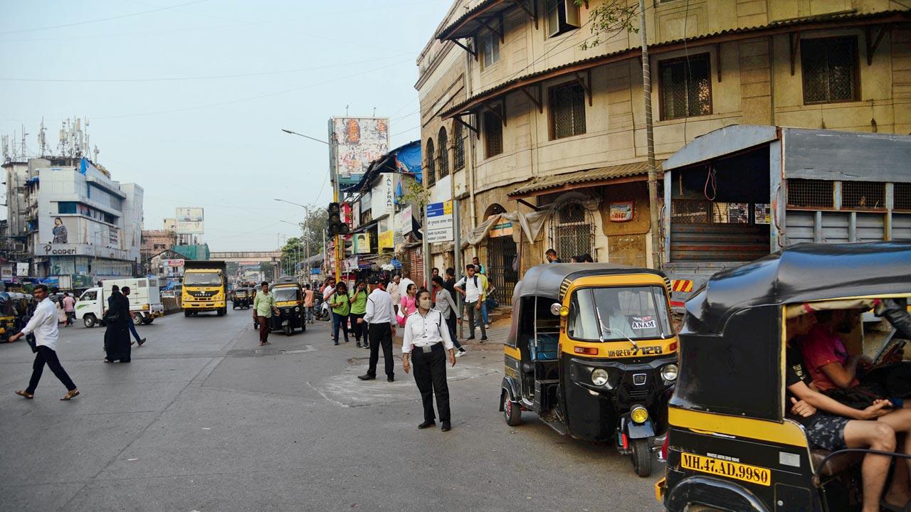BMC officials have removed all hawkers from SV Road outside Andheri station, as seen on Wednesday