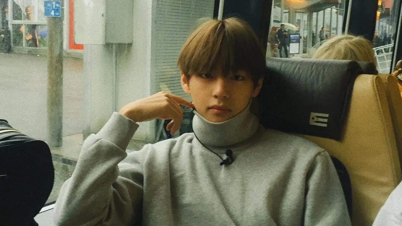 BTS's Taehyung aka V arrives in Paris for mystery project