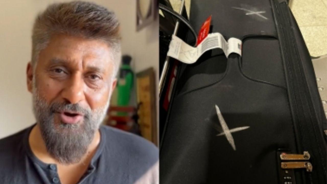'X' on his luggage upsets Vivek Agnihotri. Full Story Read Here