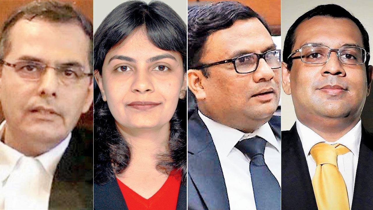 Jamshed Mistry, senior advocate, Bombay High Court; Stuti Galya, solicitor, Shreeprasad Parab, constitutional expert and Floyd Gracias, Supreme Court counsel