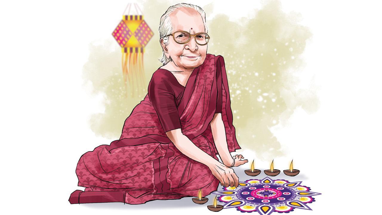 Diwali with Amma