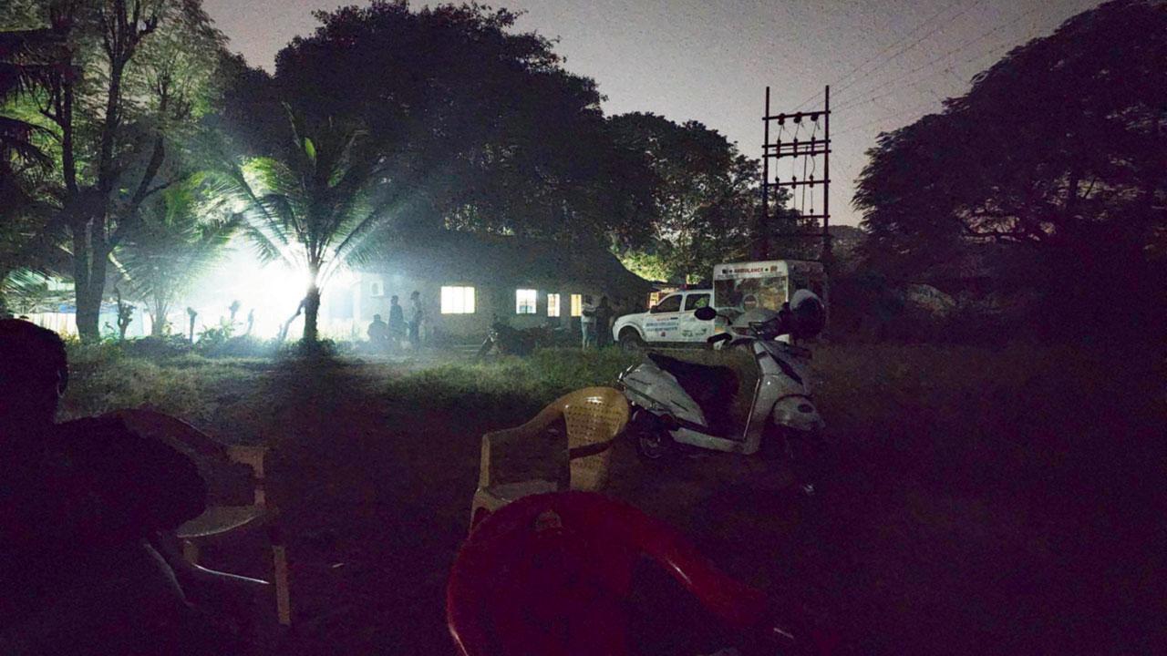 The lighting of houses after sunset is the only source of illumination for the residents of Aarey Colony Unit No. 15. PIC/RAWW Mumbai