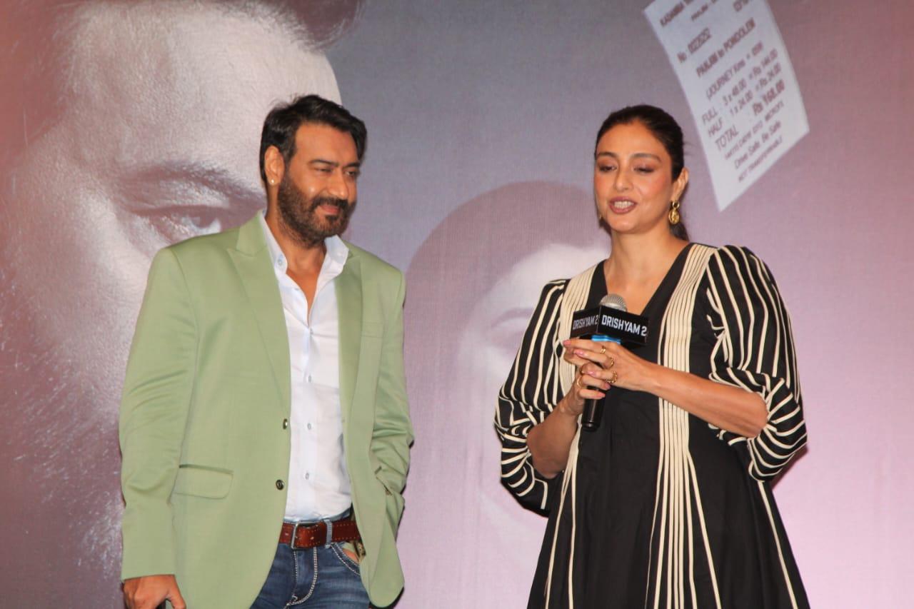 With 'Drishyam 2' all set to be released in theatres on November 18, the makers of the Abhishek Pathak film will unveil the trailer in Goa on Monday, October 17. Its star cast features Ajay Devgn, Tabu, Shriya Saran, Akshaye Khanna, Ishita Dutta, Mrunal Jadhav and Rajat Kapoor.