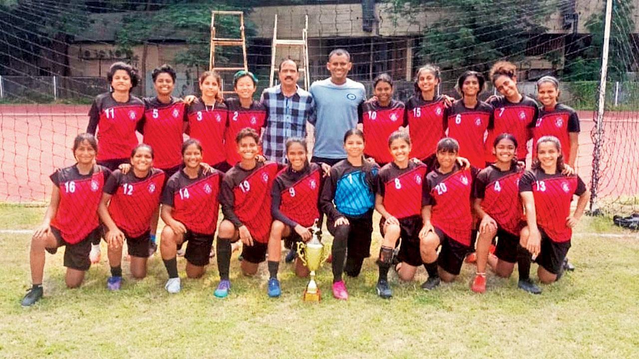 St Andrew’s girls rout Bhavans to win University football title