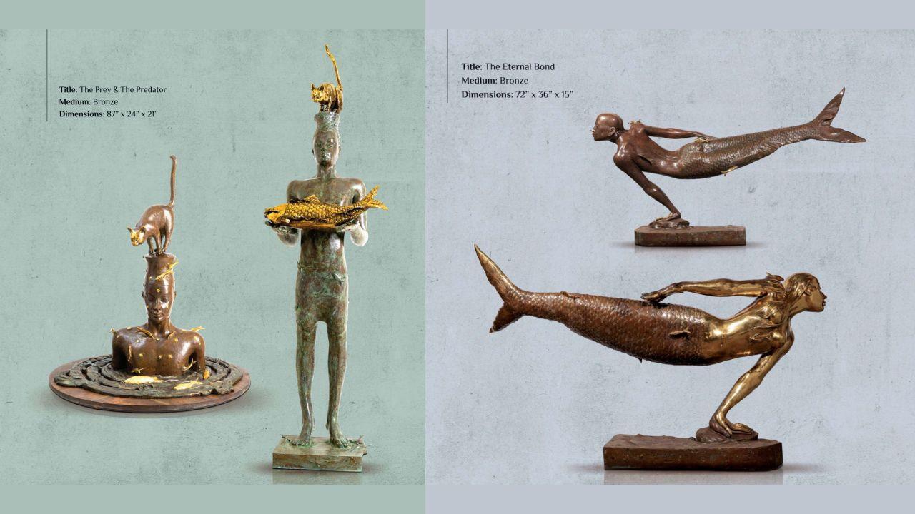Metaphorical Sculptures of Asish Das