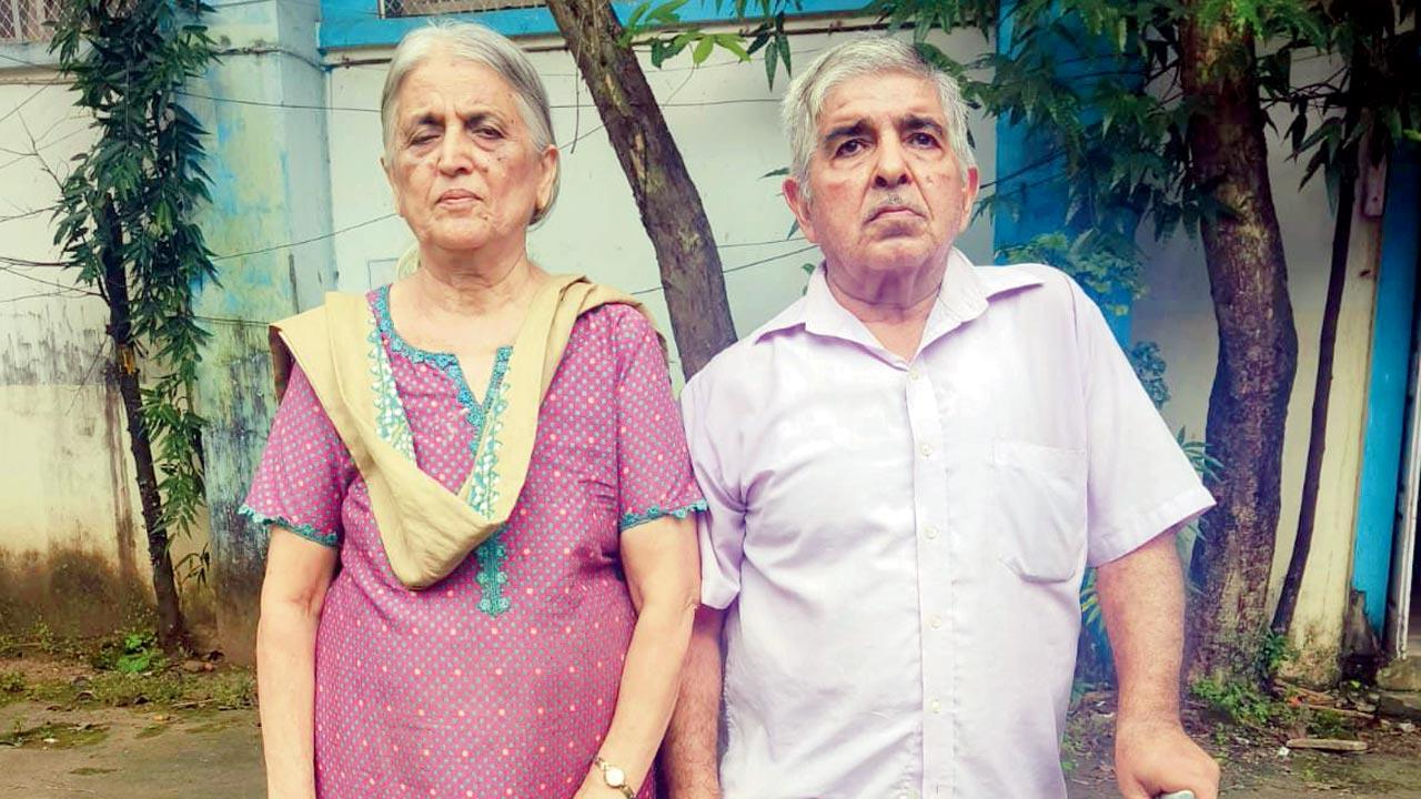Harish Bhojwani, 77, and his wife Poonam Bhojwani, 71