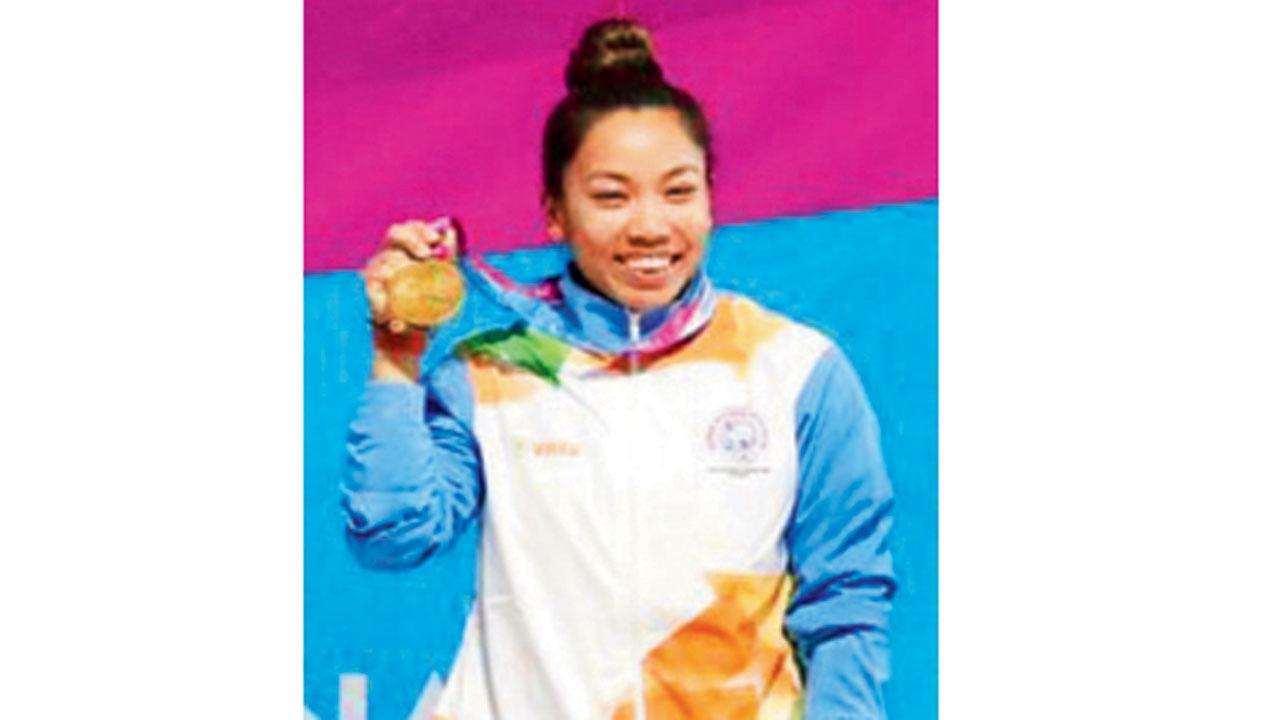 Mirabai Chanu defeats Sanjita Chanu for gold