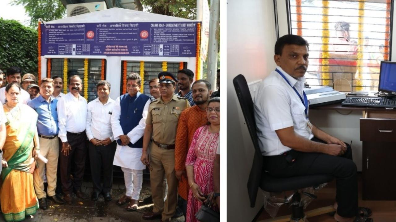 Mumbai local train updates: New ticket booking office opens for commuters at Charni Road railway station