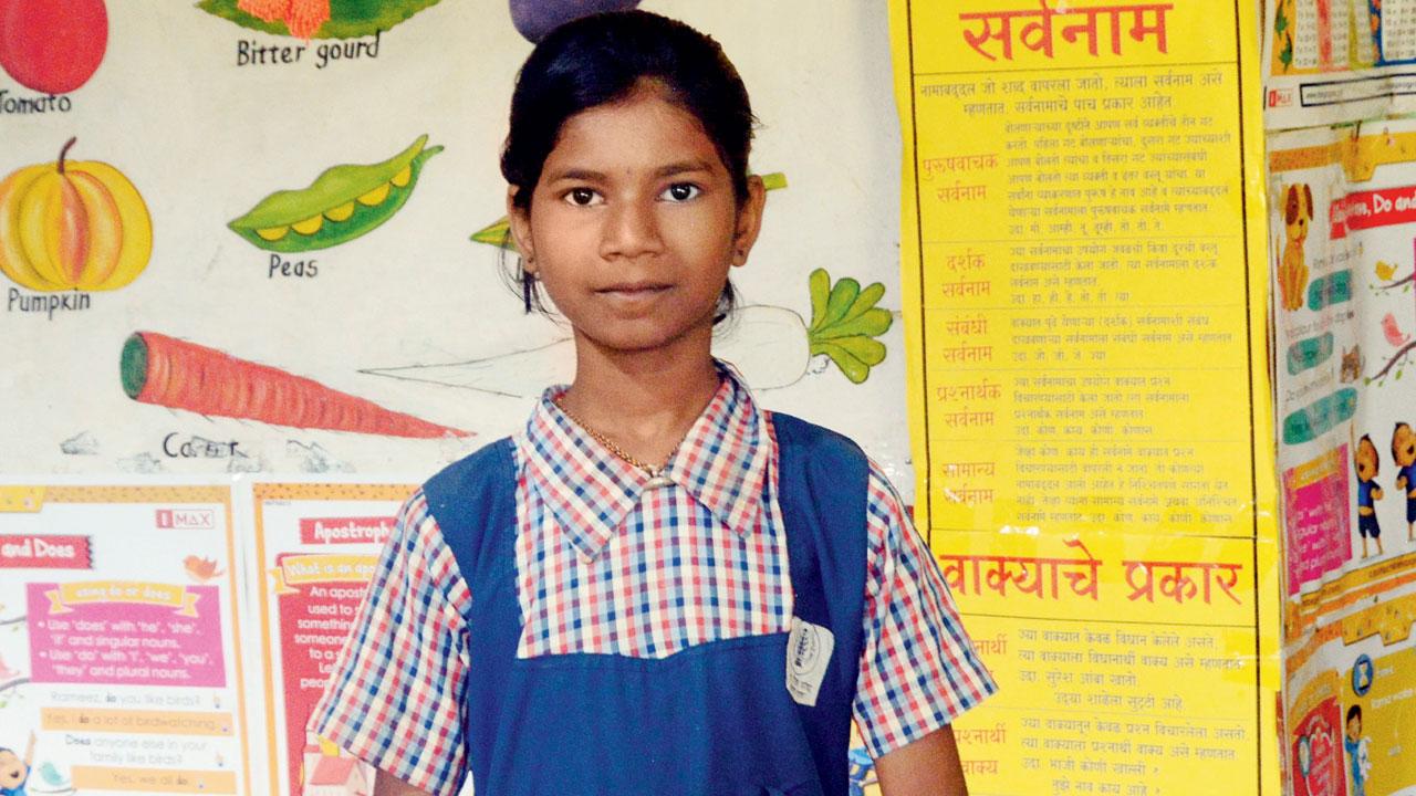 Maya Shantaram Kirkire’s family doesn’t have a steady flow of income, but the 11-year-old is intent on becoming an IAS officer