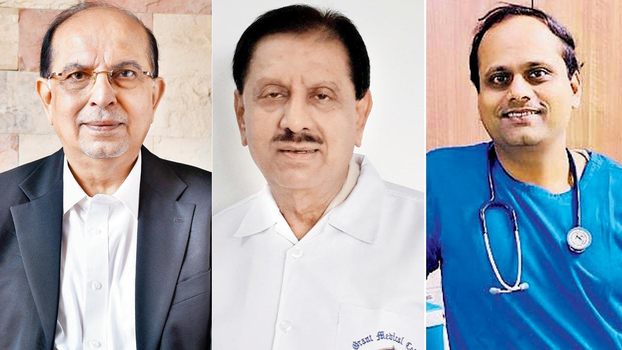 Dr Subhash Hira; Dr Wiqar Shaikh and Dr Santosh Bansode
