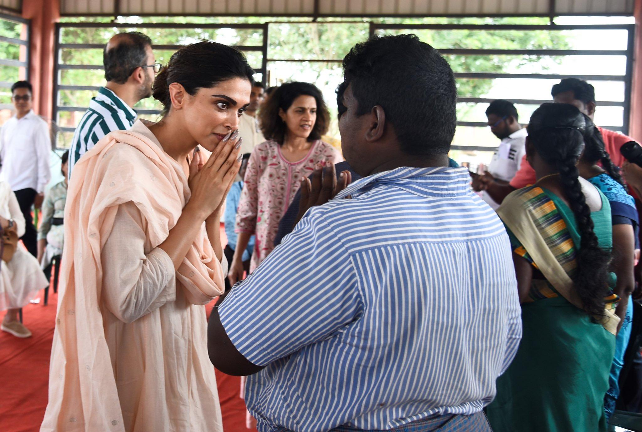 Padukone interacted with the locals about the importance of addressing mental health, seeking the right help, and the stigma around it