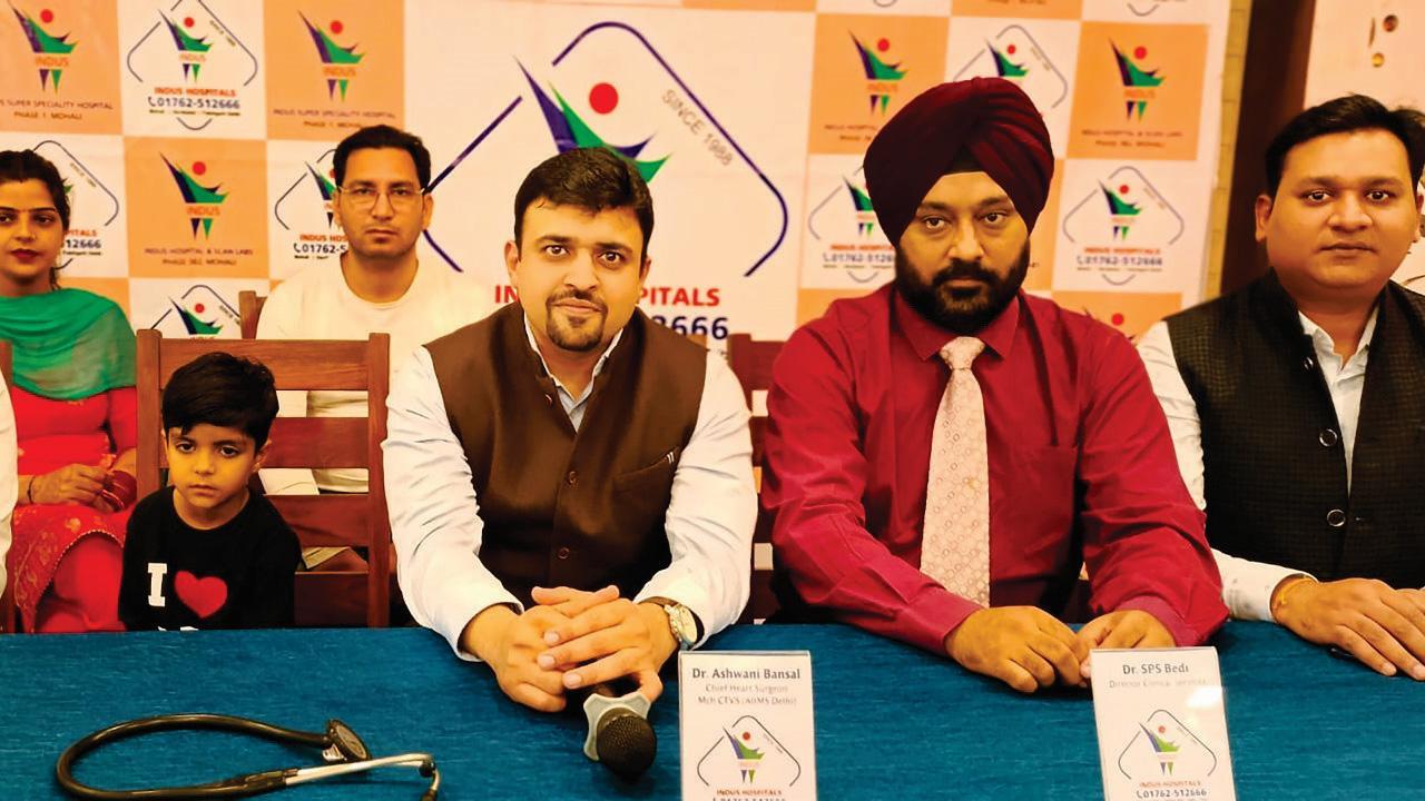 Operated by Renowned Dr Ashwani Bansal, Chief Cardiac Surgeon Indus International Hospital; First Time of its this kind in North India