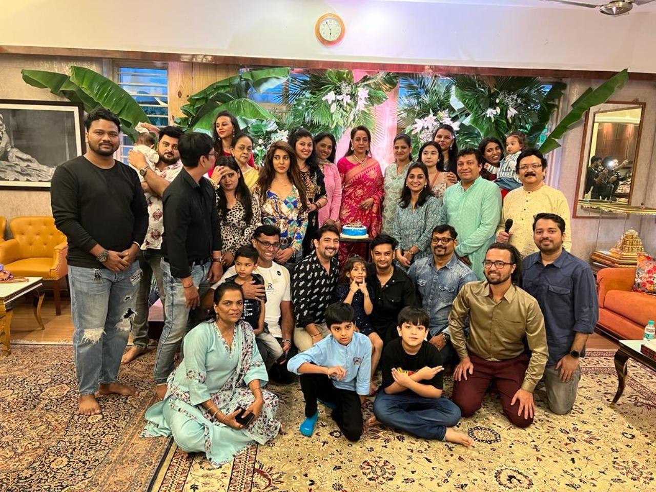 Hema Malini shares glimpses from her 74th birthday celebration; check out