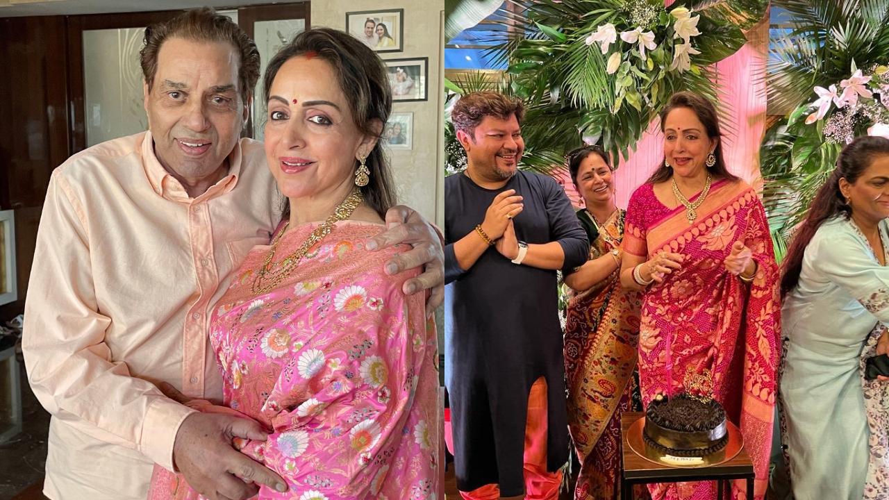 Hema Malini shares glimpses from her 74th birthday celebration' check out