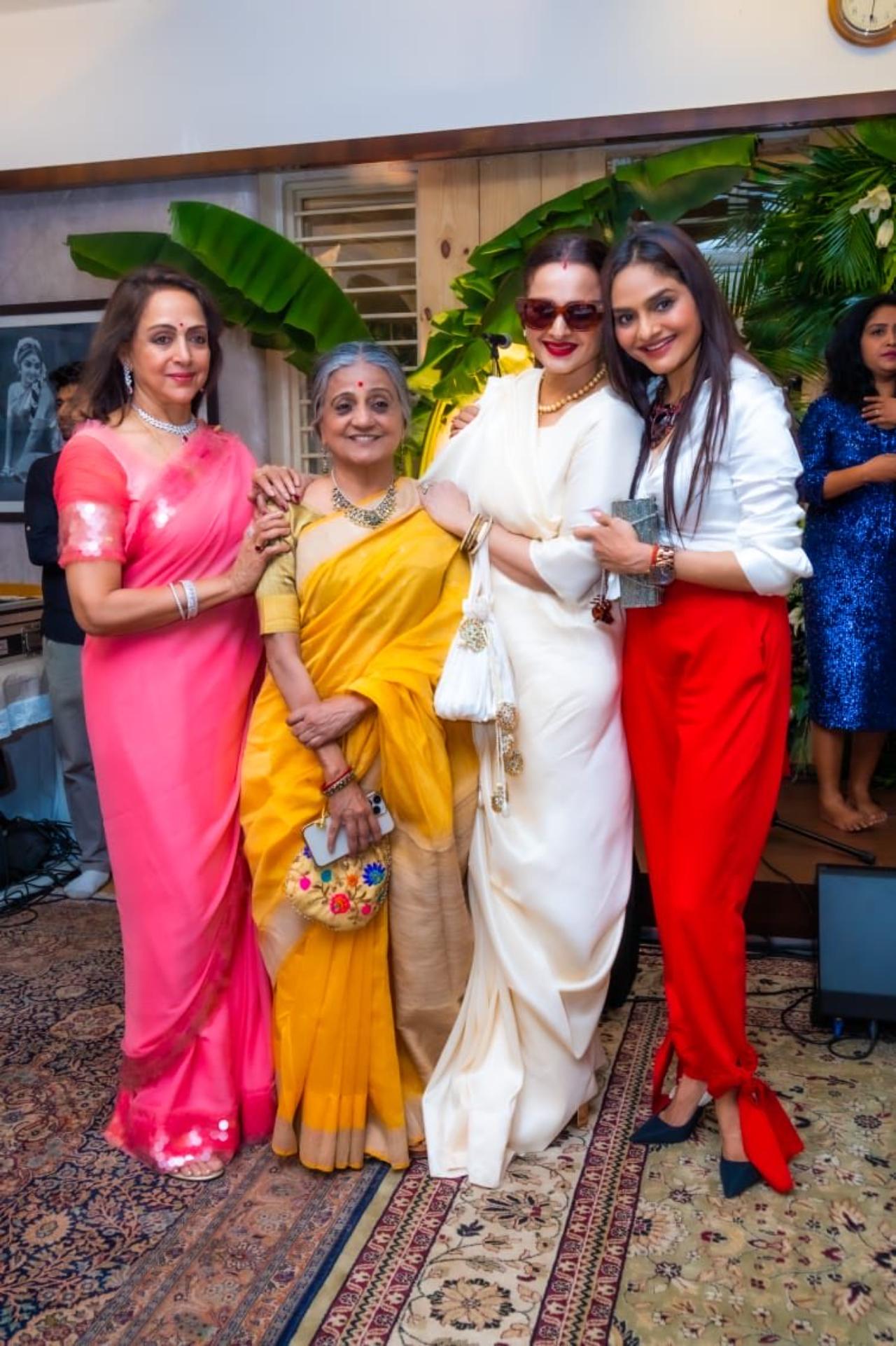 Sharing pictures with Rekha, Hema Malini wrote, 