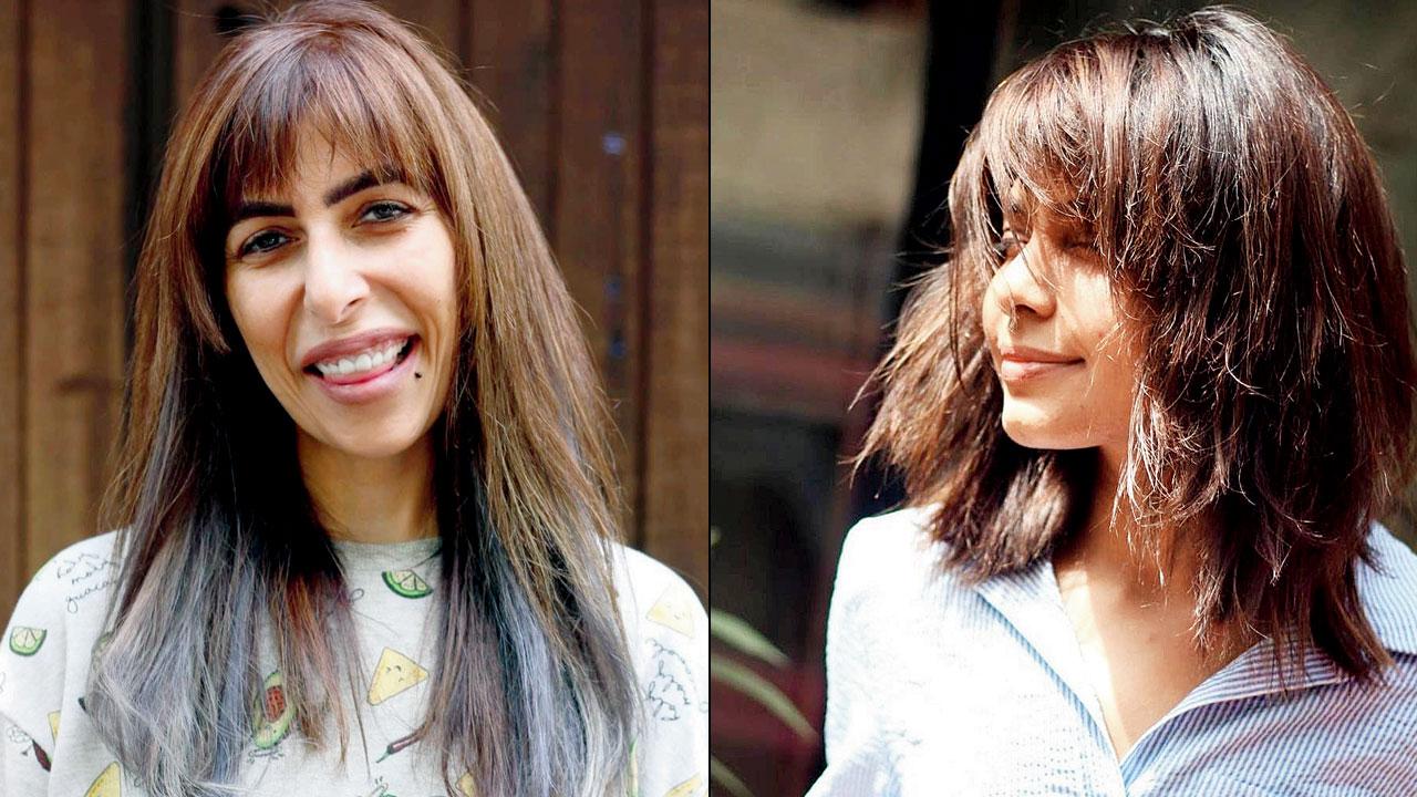 Beach waves and playful fringe styled by Rodrigues