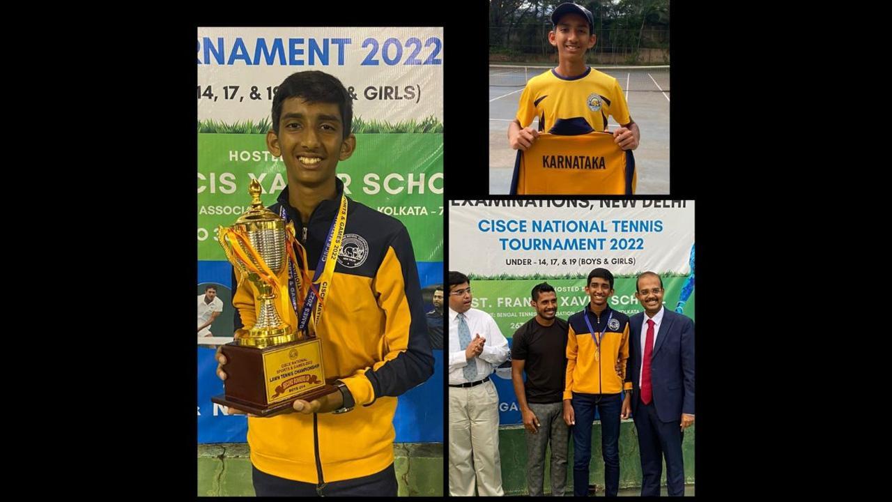 Karnataka Captain, Ruhan Komandur, To Represent CISCE Nationally In Under 14 Lawn Tennis