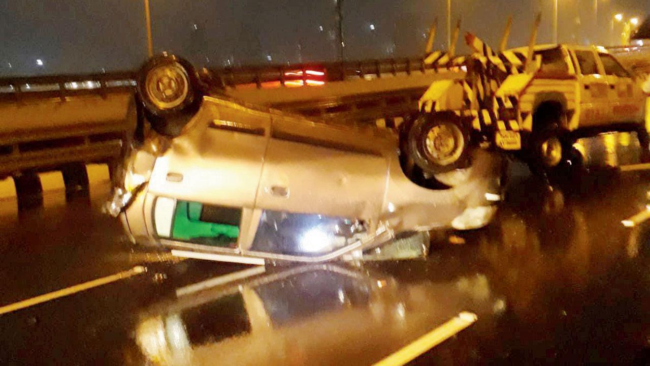 Mumbai: Another accident on Bandra-Worli sea link, no casualty this time