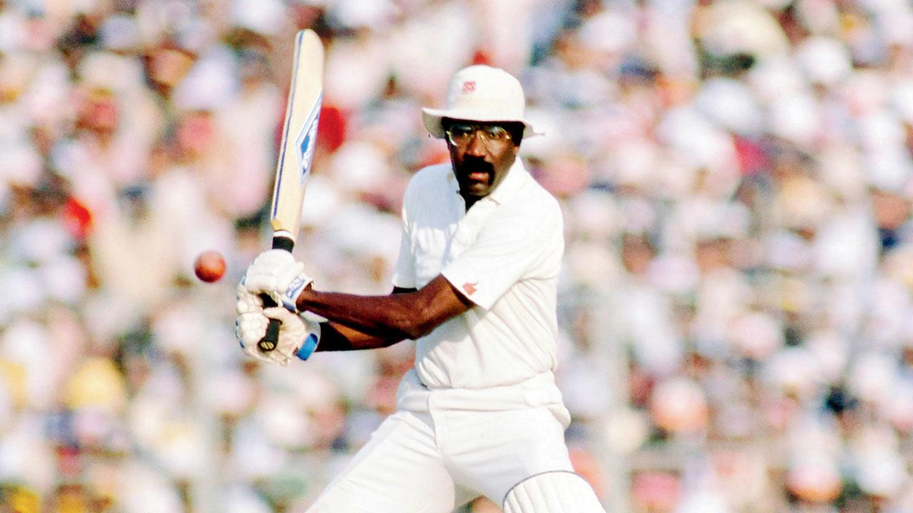 1983: Clive Lloyd wields his Sondico willow against India in Kolkata