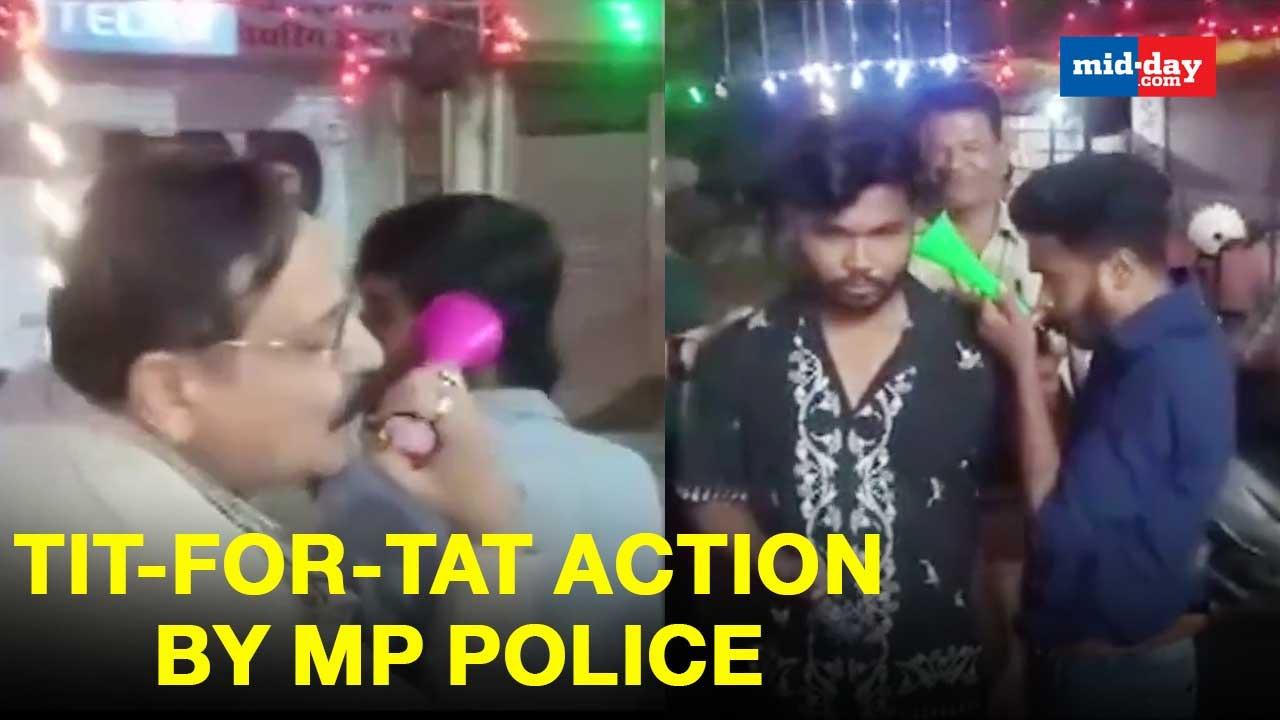 MP Police’s Lesson To Miscreants Who Blow Trumpets Into The Ears Of Passersby