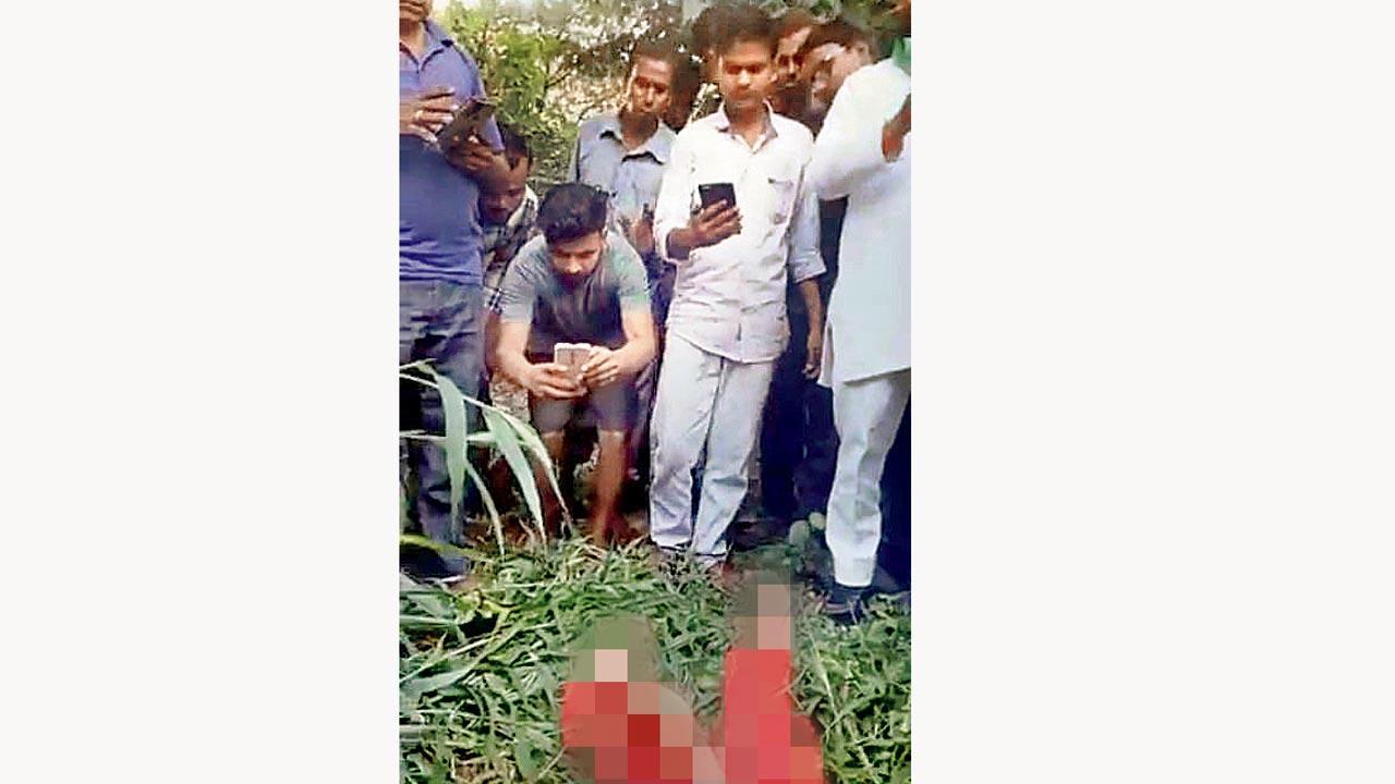 Uttar Pradesh: Men filmed as the child, writhing in pain, cried for help