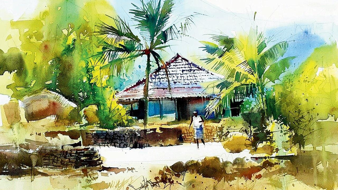 Pin by Pravin Porwal on painting | Watercolor landscape paintings,  Landscape art painting, Watercolor paintings