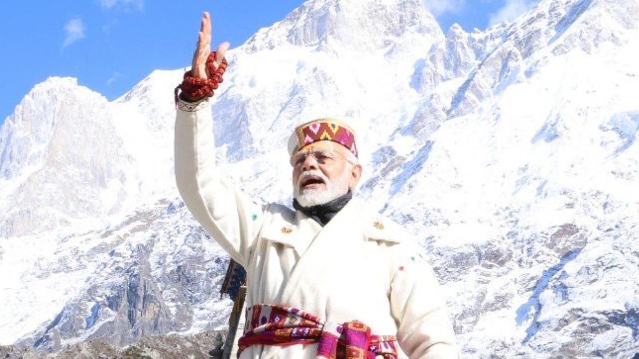 PM Narendra Modi lays foundation of connectivity projects at Uttarakhand's Mana village