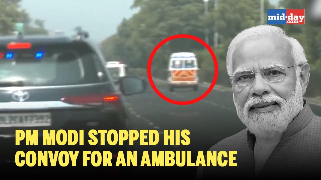 PM Modi Stopped His Convoy To Give Way To An Ambulance
