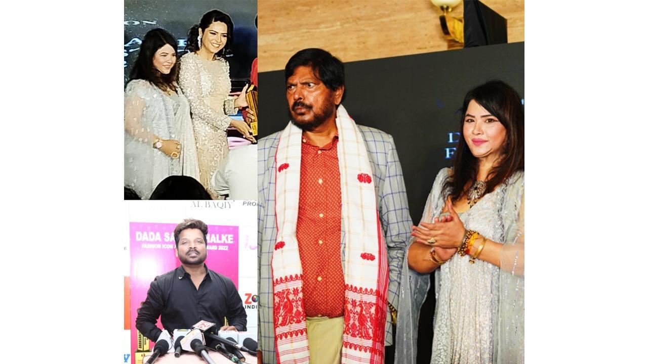Dada Saheb Phalke Fasion icon Life Style Awards 2022 - Chief Guest Ramdas Athawale (Minister of Social Justice and Empowerment of India).