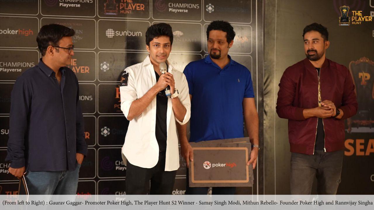 Winners of India’s first and only poker reality show The Player Hunt Season 2 announced