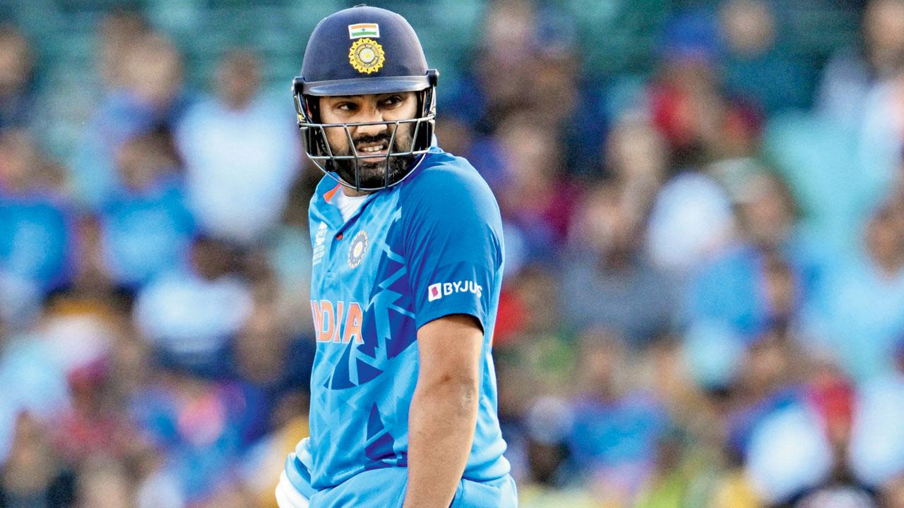 Rohit Sharma at Sydney yesterday. Pic/AFP