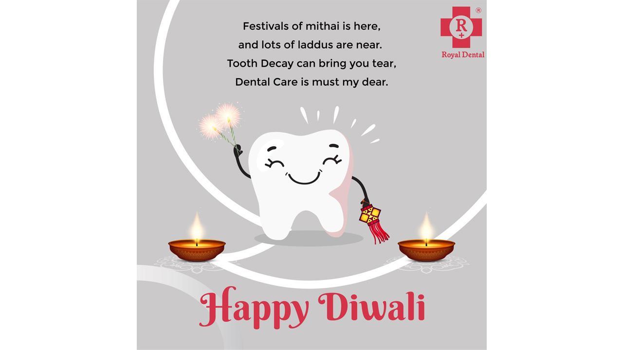 Let the Brightness of your Smile bring more Happiness to your family this Diwali