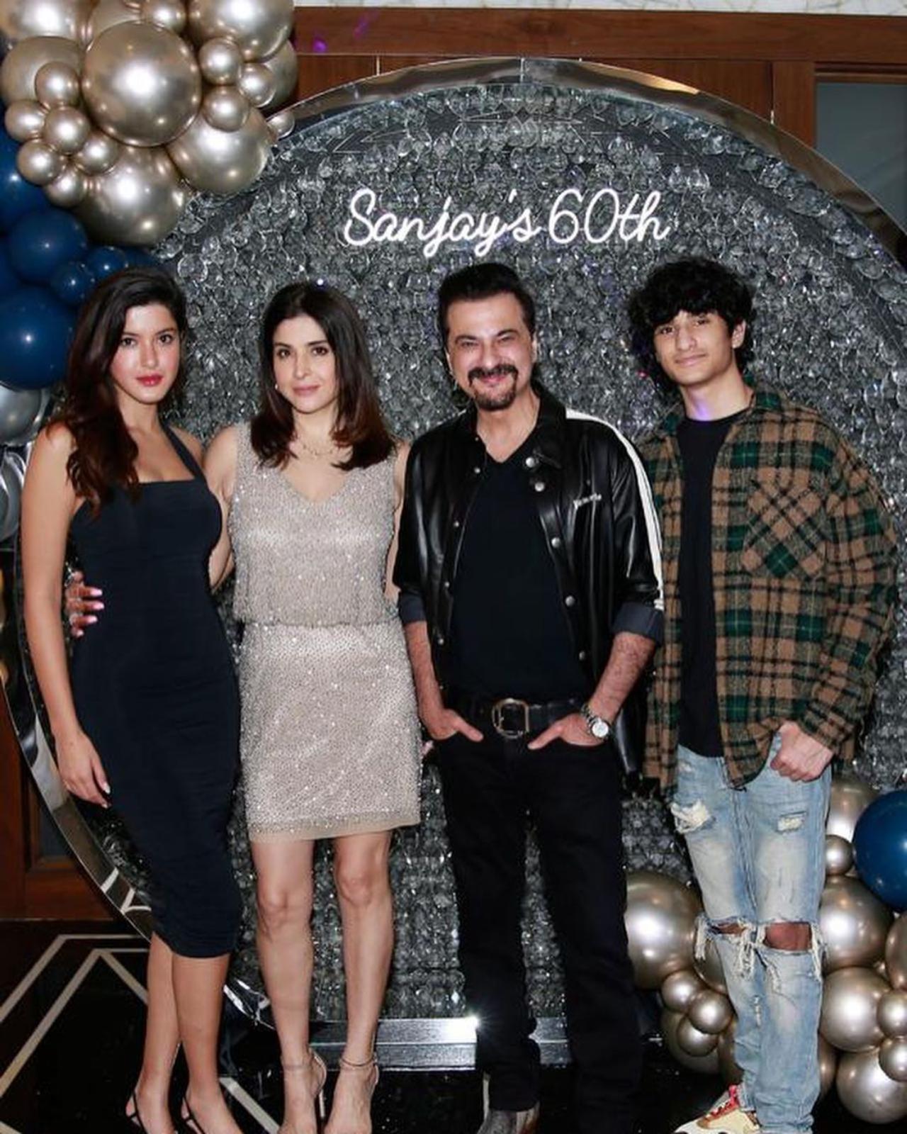 Sanjay celebrated his birthday with a midnight bash in a Dubai hotel in the presence of close friends and family members. His brothers Anil and Boney and sister Reena, filmmaker Farah Khan, and actor Chunky Panday were spotted partying with Sanjay. Punjabi singer Sukhbir was seen performing at the bash