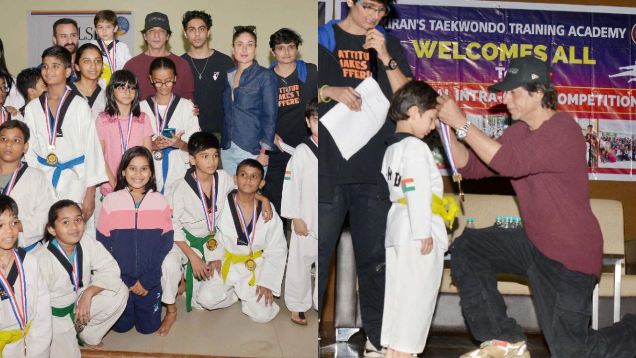 Pics: SRK, Saif Ali Khan, Kareena Kapoor and others at Taekwondo institute