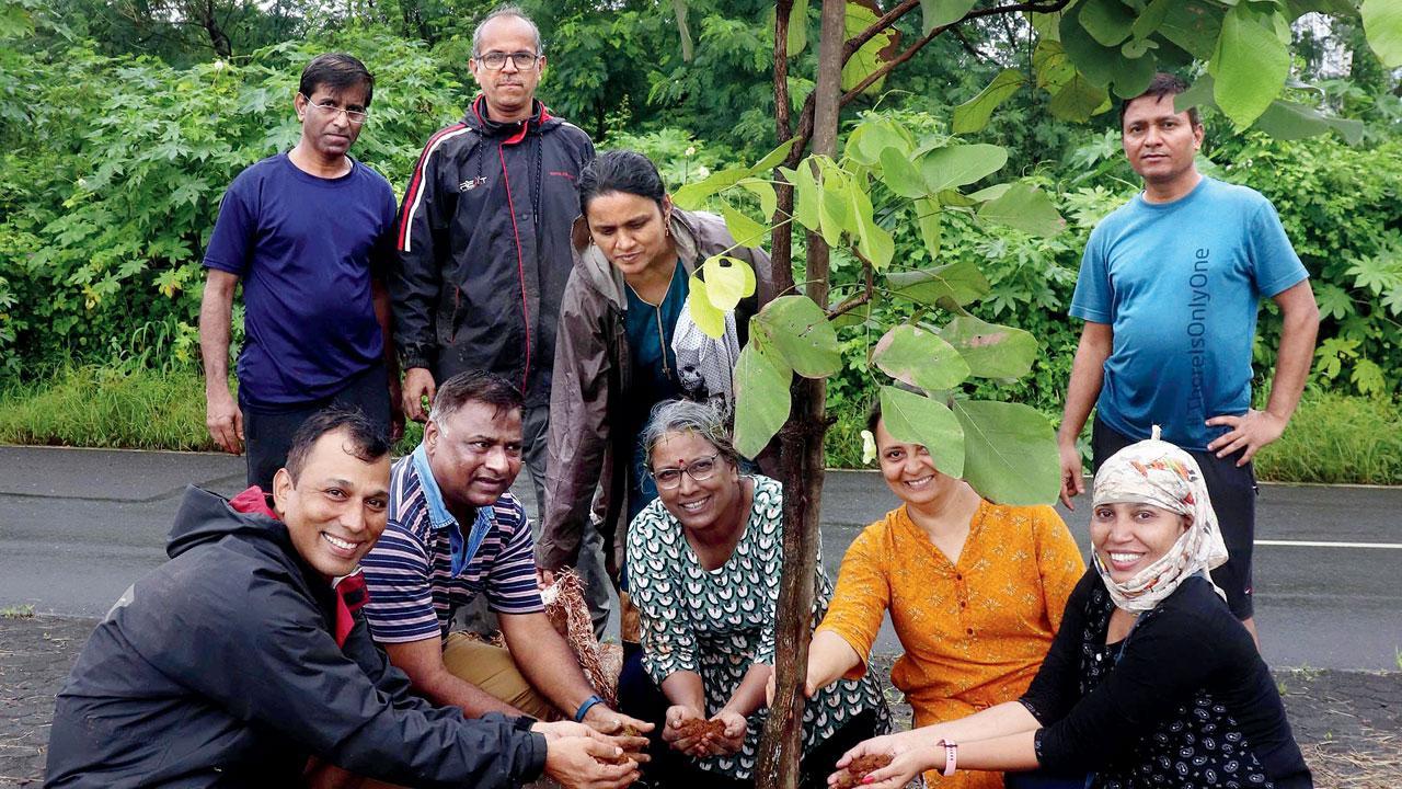 Mumbai: Mulund residents on green mission; plant trees across Eastern Express Highway