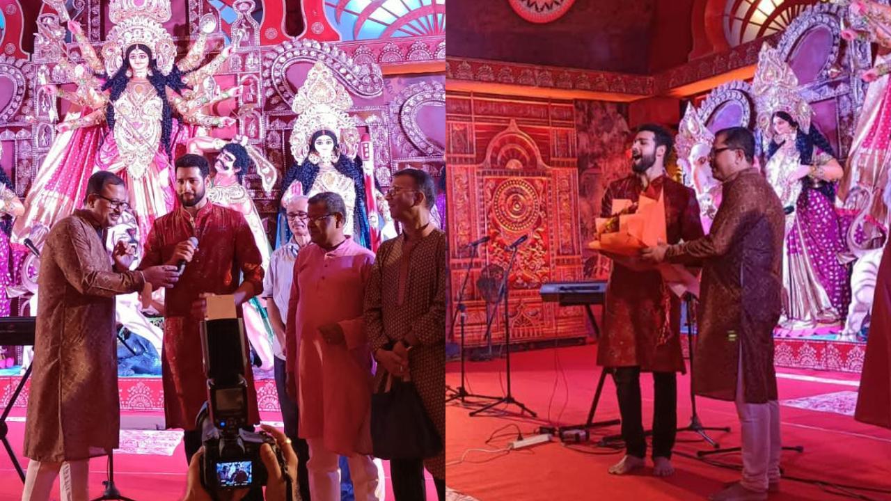Siddhant Chaturvedi visits Durga Puja Pandal; shares childhood memories